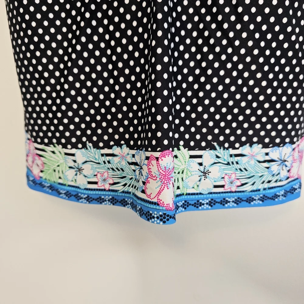 NWT Coco Reef 5 Way Bra Sized Underwire Swim Dress Polka Dot 32/34C - Picture 4 of 16